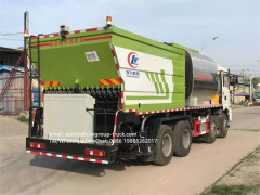 Shacman 8x4 24m3 asphalt synchronous chip sealer