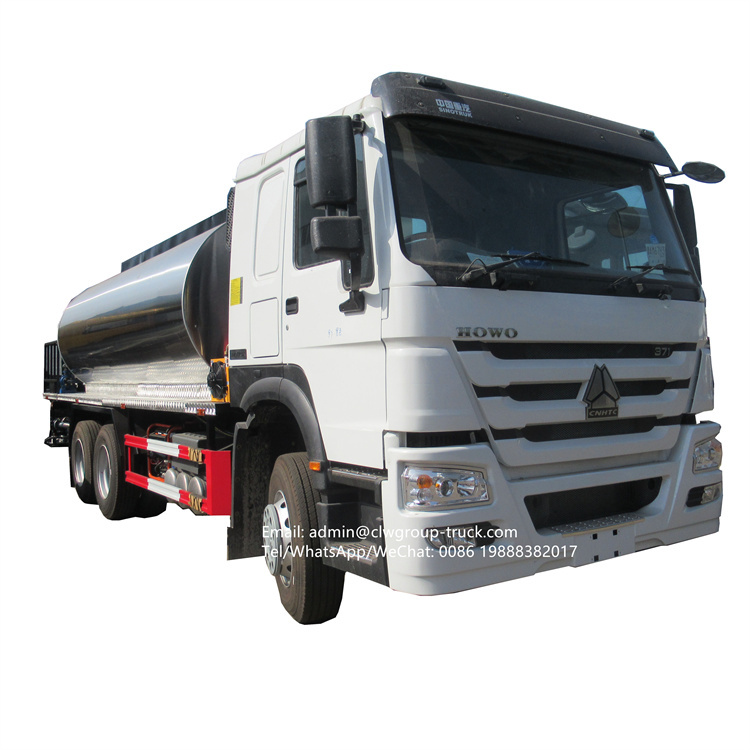 Sinotruk howo new 16-20m3 truck mounted bitumen sprayer