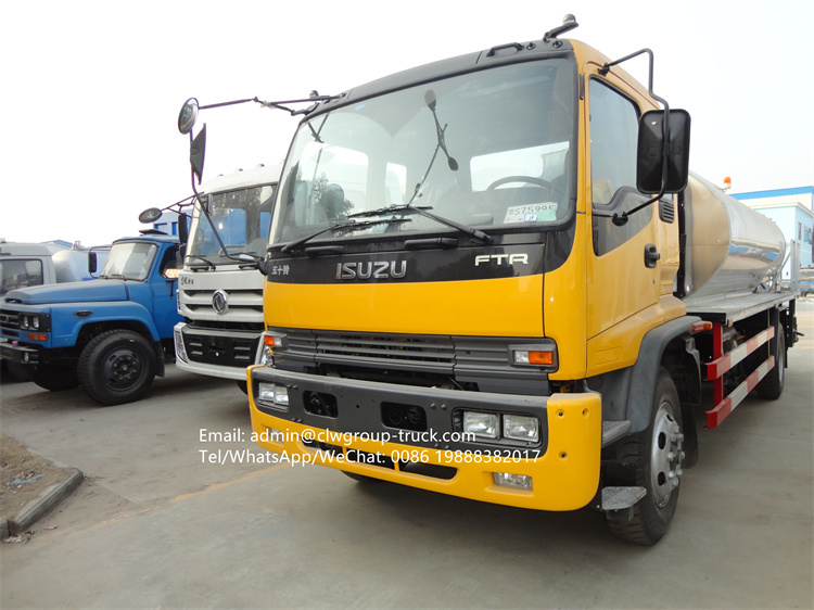 Isuzu 10000l 12000l asphalt heat truck transport truck