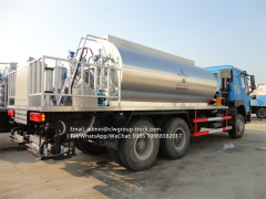 Sinotruk 6x4 10 wheeler asphalt paving truck
