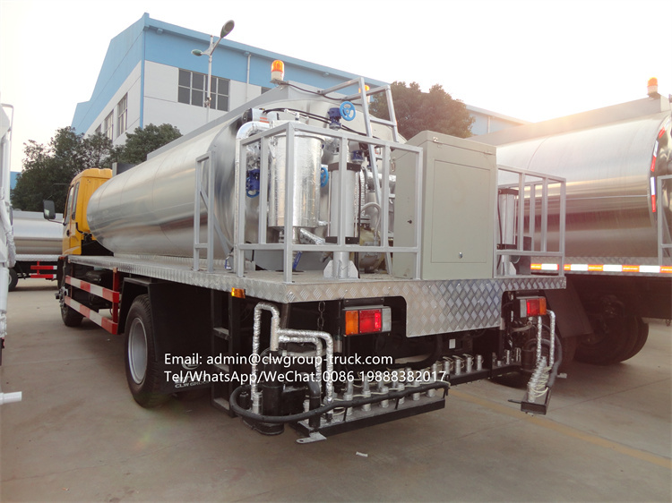 Isuzu 10000l 12000l asphalt heat truck transport truck