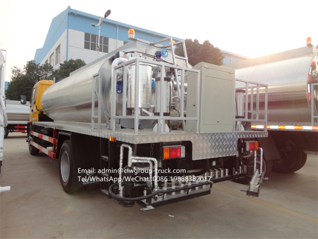 Isuzu 10000l 12000l asphalt heat truck transport truck
