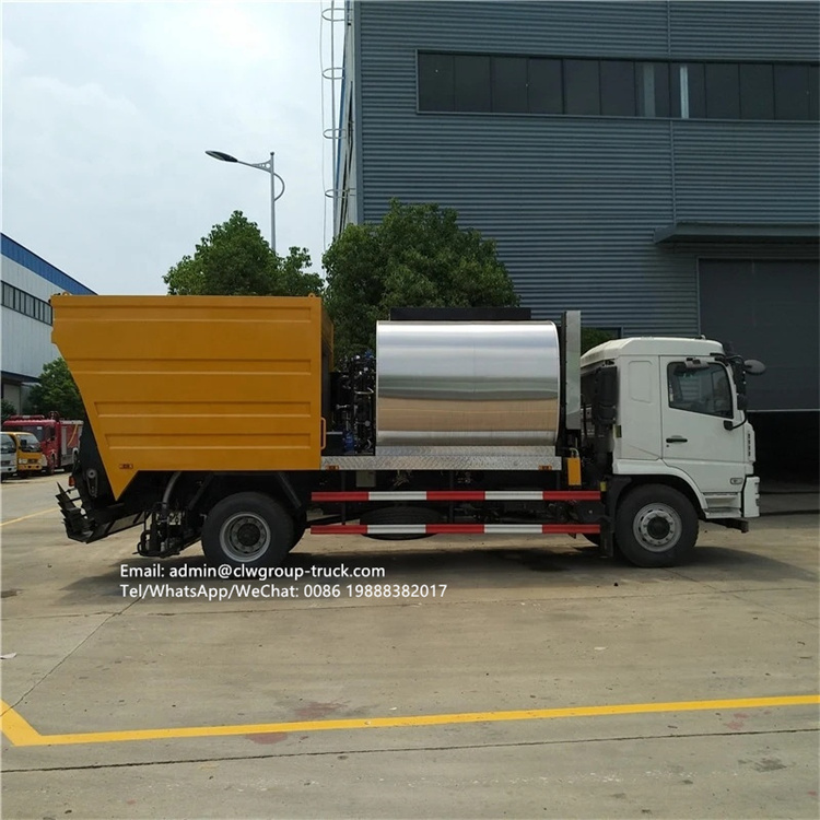 FAW asphalt synchronous chip sealer truck 14CBM