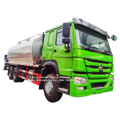Sinotruk 6x4 10 wheeler asphalt paving truck
