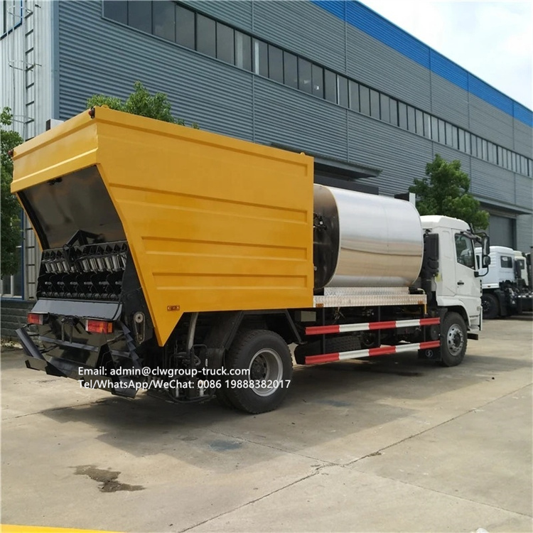 FAW asphalt synchronous chip sealer truck 14CBM