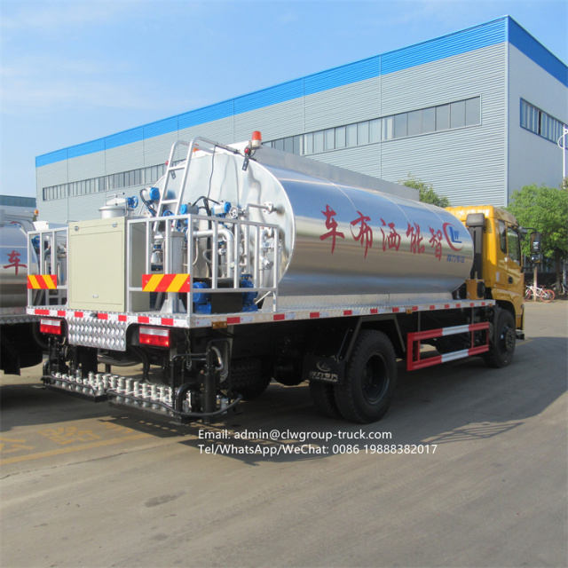 Dongfeng 15cbm bitumen emulsion spray truck