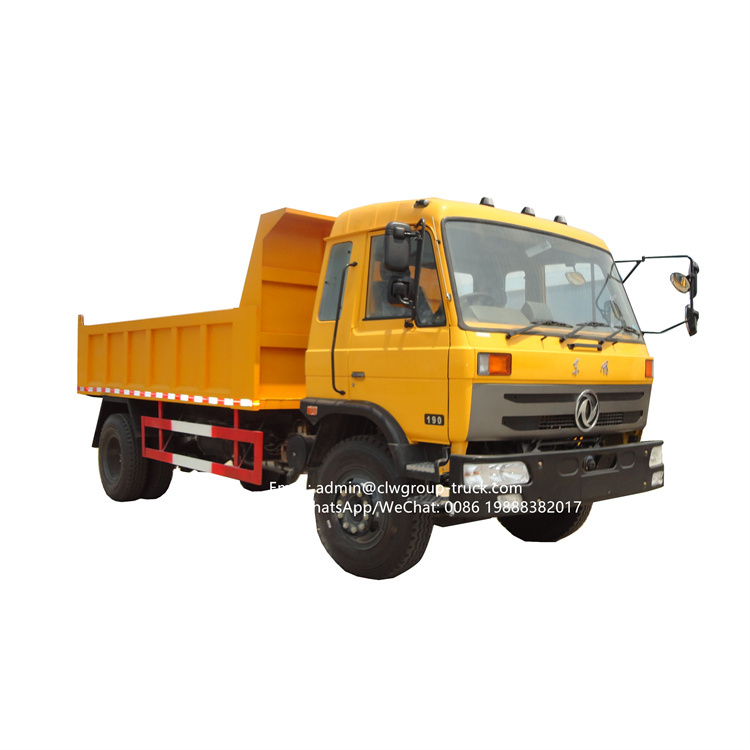 dongfeng 10 ton tipper truck volume capacity 12cbm