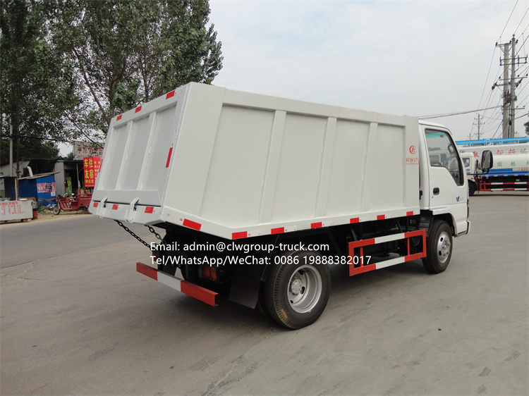 isuzu 4tons hydraulic truck dumpers