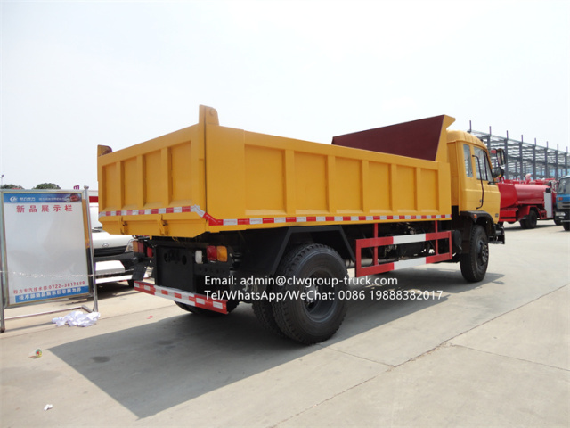 dongfeng 10 ton tipper truck volume capacity 12cbm
