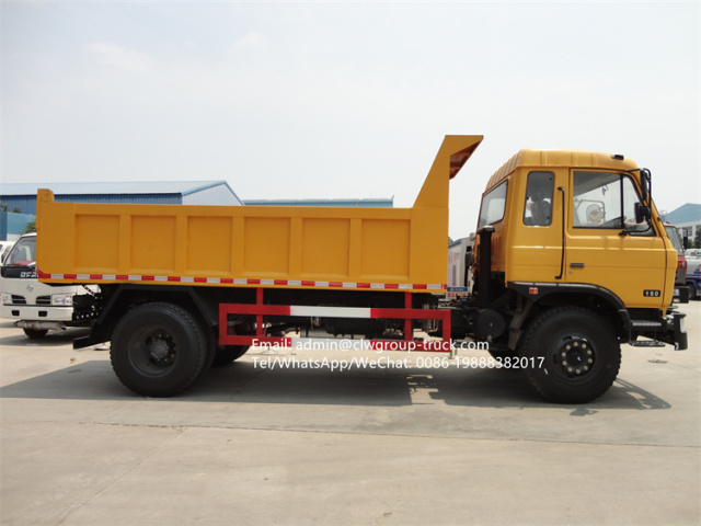 dongfeng 10 ton tipper truck volume capacity 12cbm