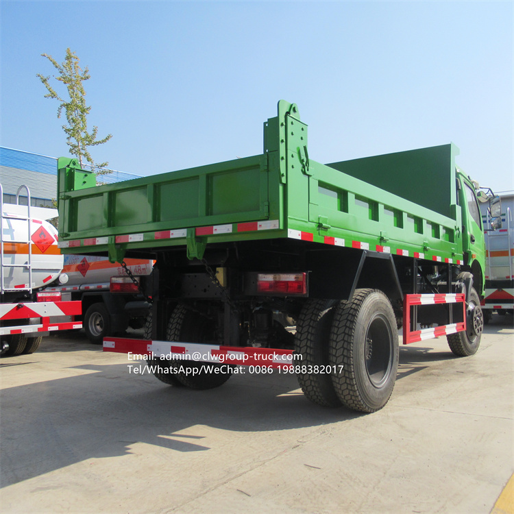 Brand new 4x4 dongfeng tipper truck dimensions