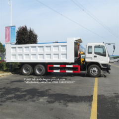 Isuzu 6x4 16 cubic meter 10 wheel dump truck