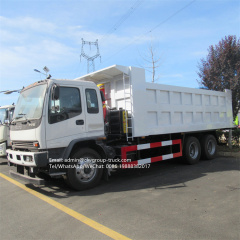 Isuzu 6x4 16 cubic meter 10 wheel dump truck