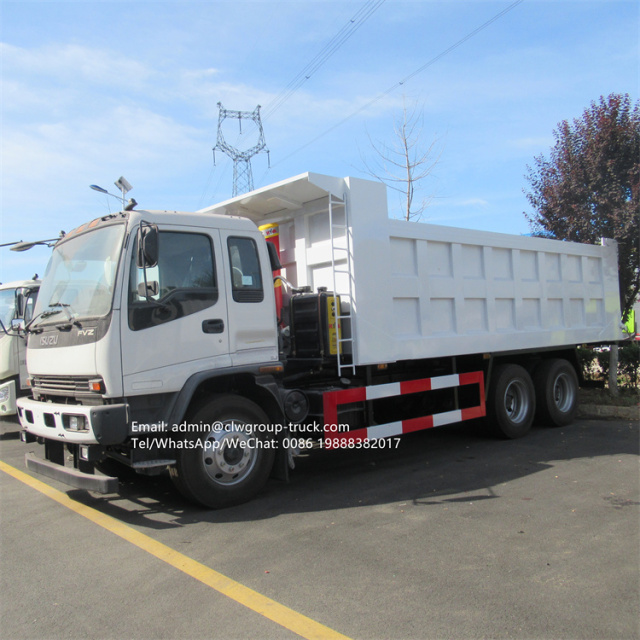 Isuzu 6x4 16 cubic meter 10 wheel dump truck