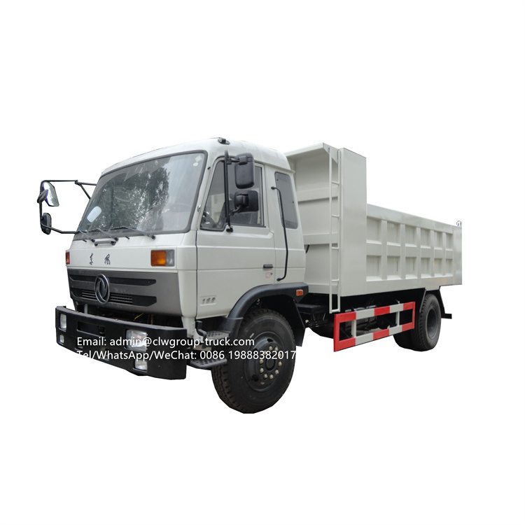 6 wheeler tipper truck 12m3 capacity dongfeng