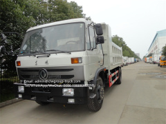 6 wheeler tipper truck 12m3 capacity dongfeng