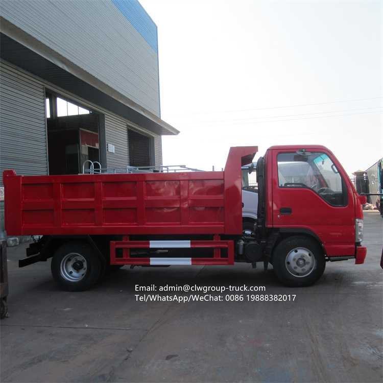 Isuzu 4x2 98hp 3 cubic meter dump truck
