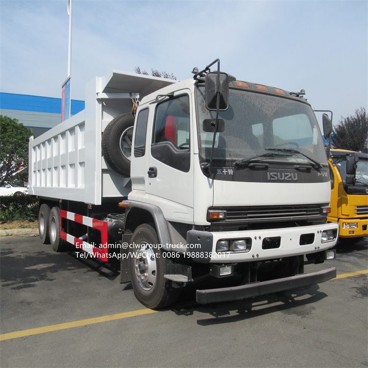 Isuzu 6x4 16 cubic meter 10 wheel dump truck