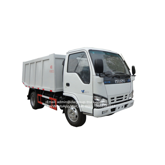 isuzu 4tons hydraulic truck dumpers
