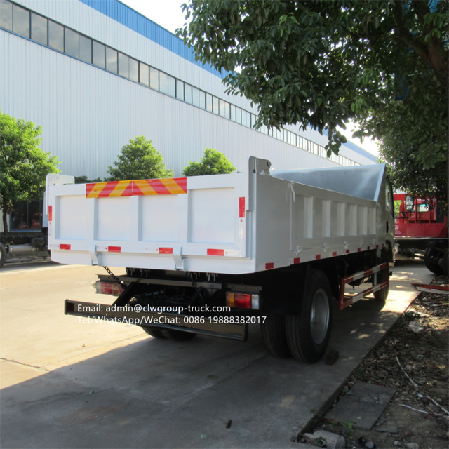 Isuzu 190hp 6tons tipper truck specifications