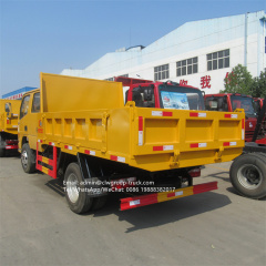 dongfeng double cabin 3-5tons small size dump truck tipper