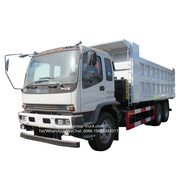 Isuzu 6x4 16 cubic meter 10 wheel dump truck