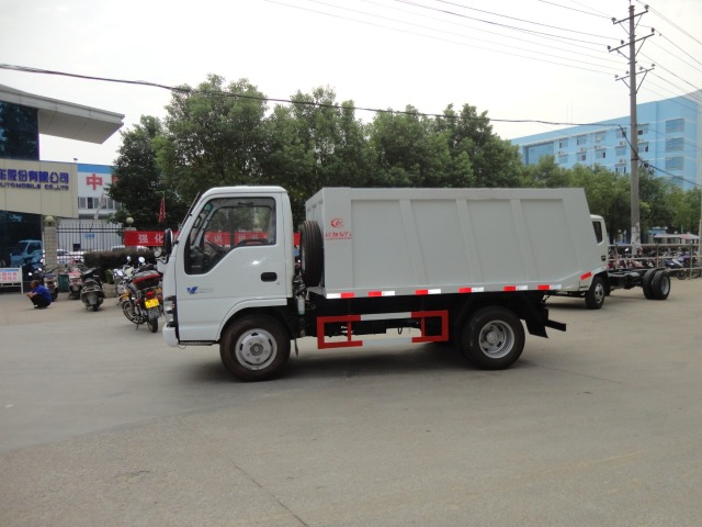 isuzu 4tons hydraulic truck dumpers