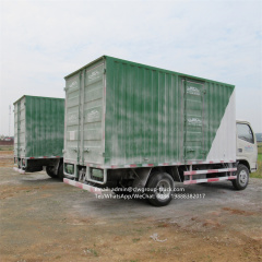 dongfeng 4 tons 4x2 box van truck