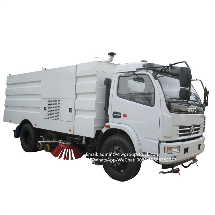 dongfeng truck mounted street sweeper for sale
