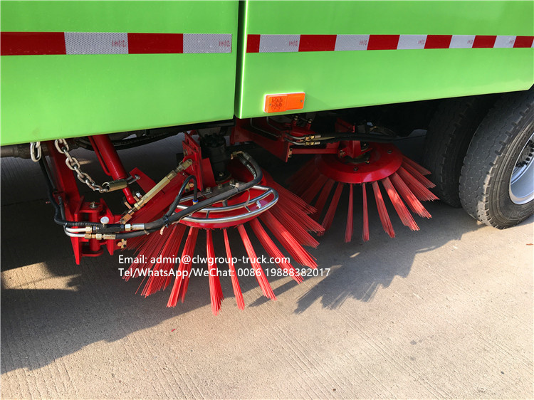 sinotruk howo road sweeping brush sweeper truck
