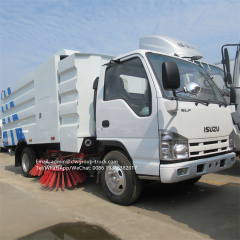 Isuzu leaf vacuum machine trucks road sweeper