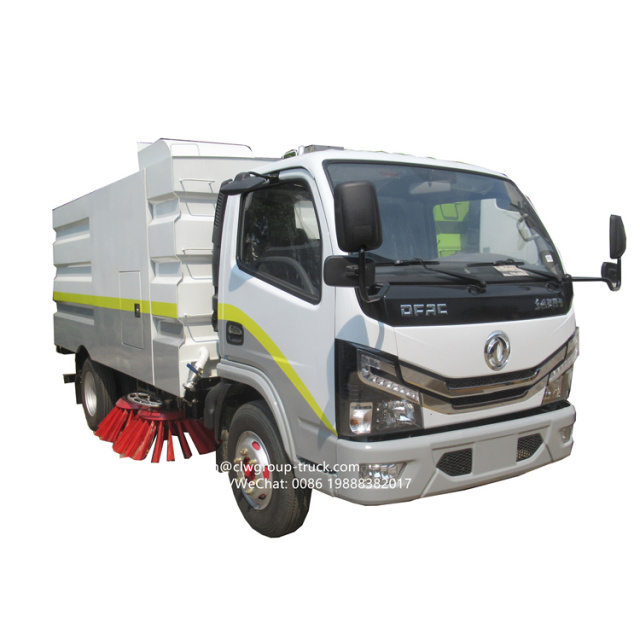 Dongfeng small road sweeper truck