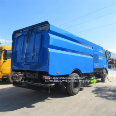 dongfeng road sweeping washing truck
