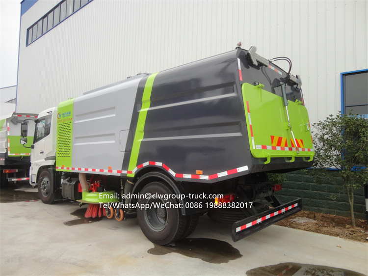 dongfeng street cleaning sweeper truck