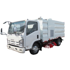 Isuzu leaf vacuum machine trucks road sweeper