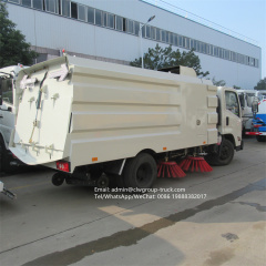 JMC steel brush road sweeper truck