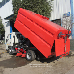 Foton leaves road cleaning sweeper truck