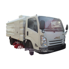 JMC steel brush road sweeper truck
