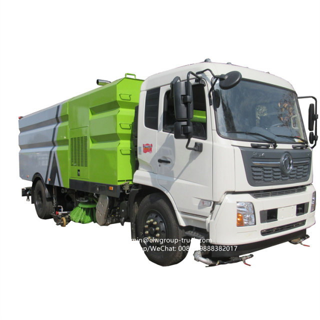 dongfeng tianjin road waher sweeper truck