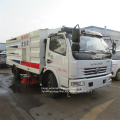 dongfeng road sweeper water tank 2.5m3 dust bin 5m3