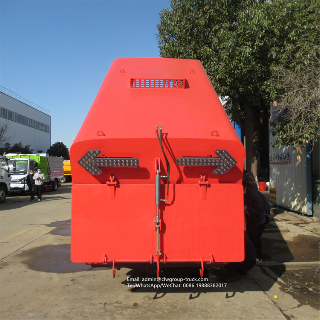 Foton leaves road cleaning sweeper truck