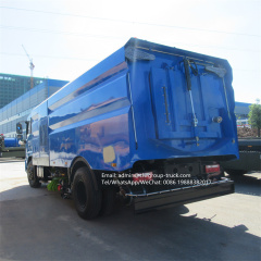 dongfeng road sweeping washing truck