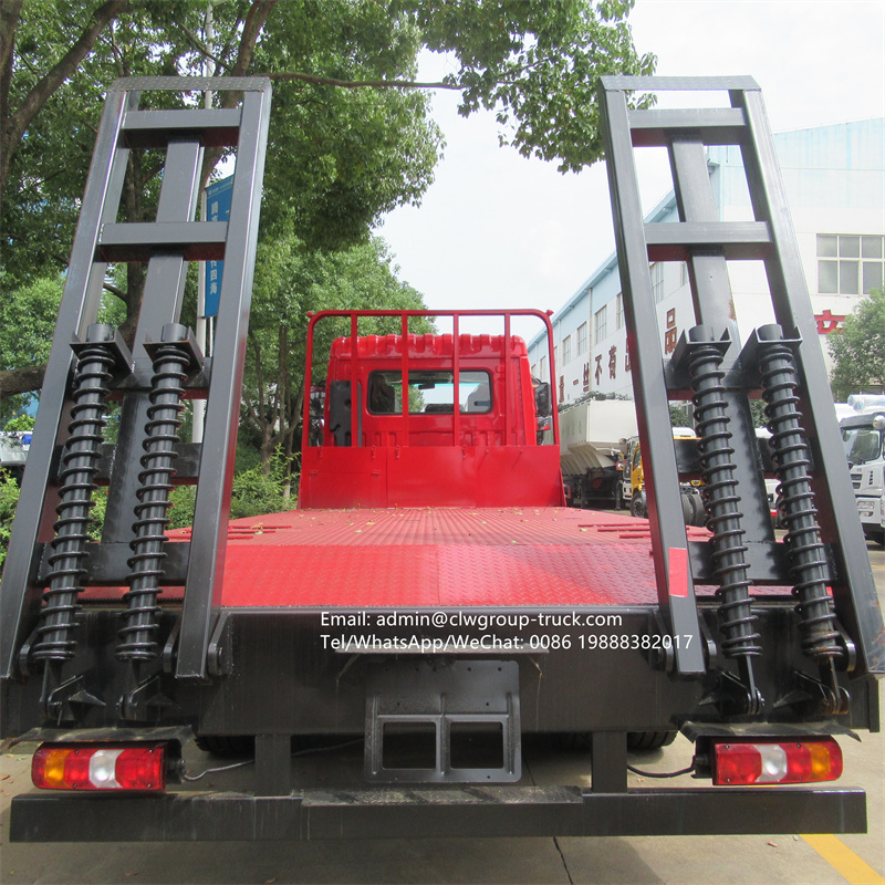 Iveco hongyan 4x2 flat bed machinery transportation heavy platform truck
