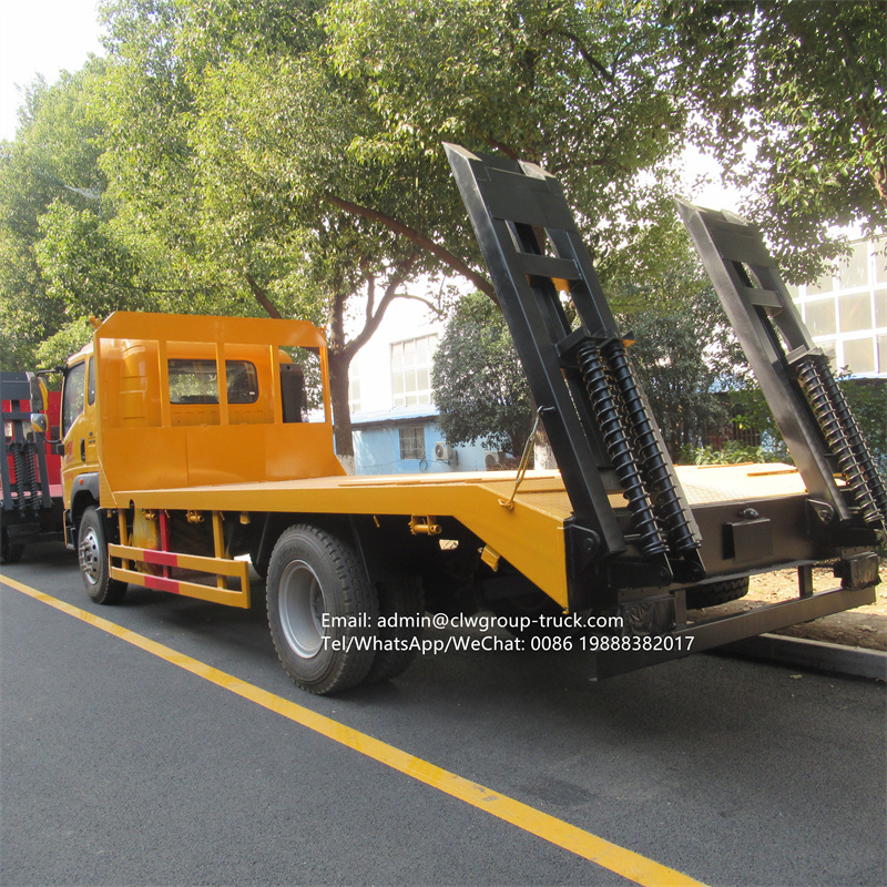 Sinotruk howo new hot sale low loader truck flat load bed