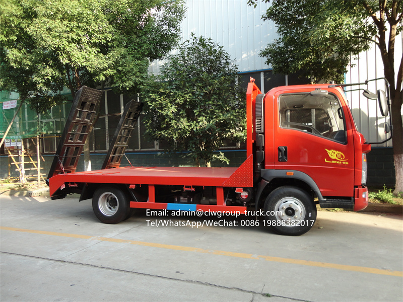 howo 5 ton flatbed truck flat bed truck for sale