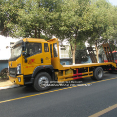 Sinotruk howo new hot sale low loader truck flat load bed