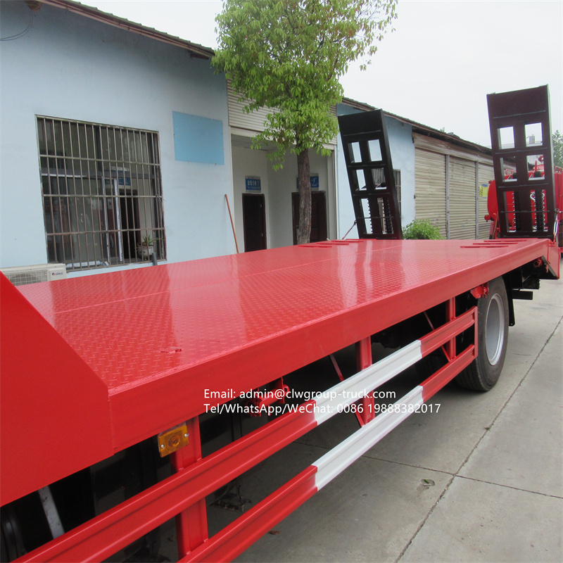 Dongfeng new 10tons long flat bed truck