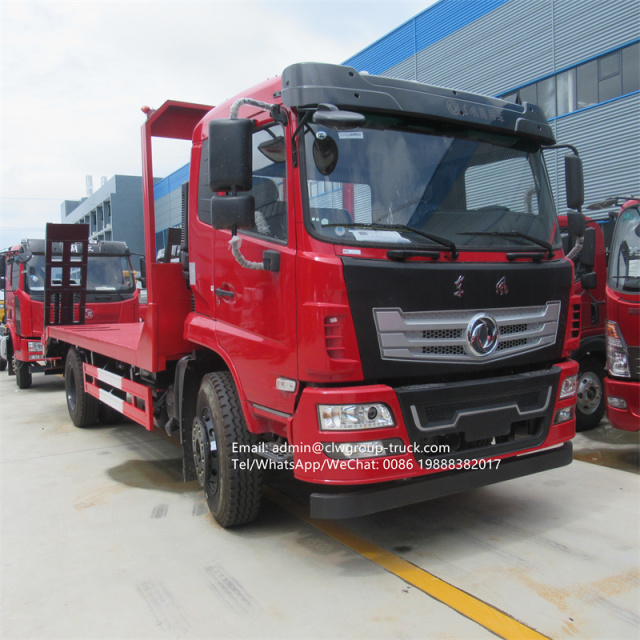 Dongfeng 6 wheeler low bed truck