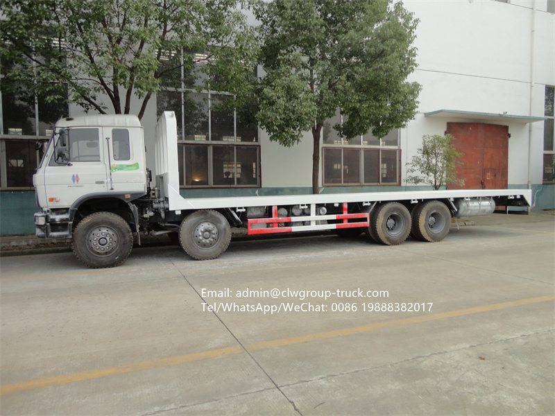 Dongfeng 8x4 40tons flat deck truck