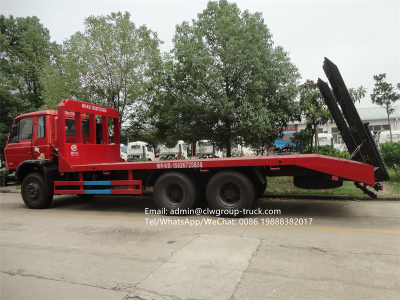 dongfeng 6x4 flatbed transport truck